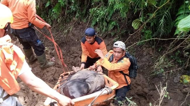 Evakuasi Pendaki Gunung Talang