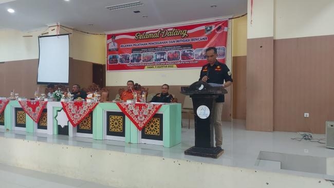 PELATIHAN PENCEGAHAN DAN MITIGASI BENCANA DI LINGKUP KAB.SOLOK