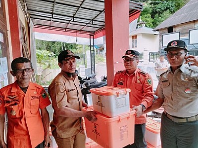 Kunjungan BPBD Provinsi Sumatera Barat di Nagari Koto Sani, Kecamatan X Koto Singkarak